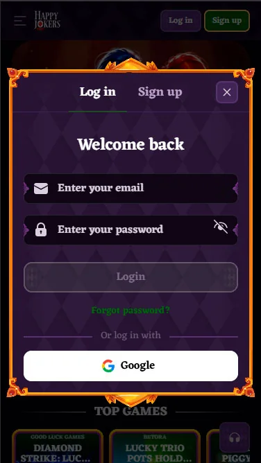 mobiler Login happyjokers casino